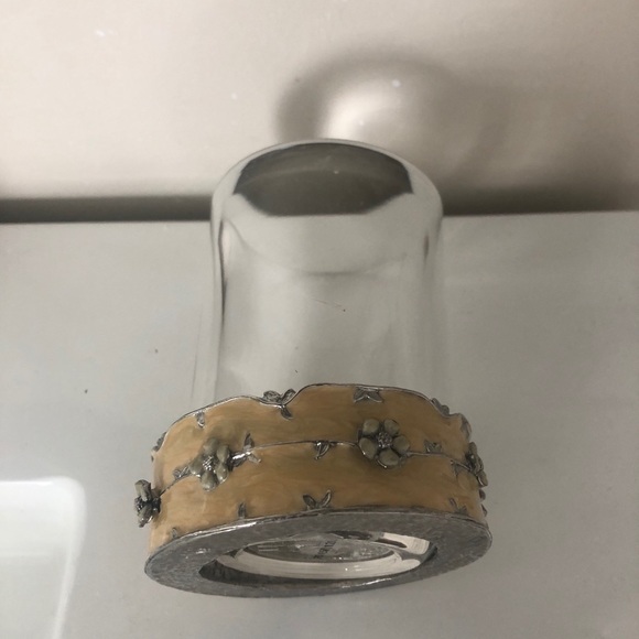 Mike+Ally Toothbrush Holder w/metall/enamel base - Picture 10 of 12